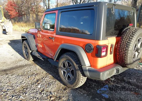 2019 Jeep Wrangler Sport S 4X4 z USA, uszkodzony, nr VIN 1C4GJXAG8KW518129